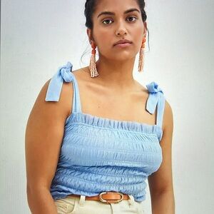 NWOT-Anthropologie Smocked Cami